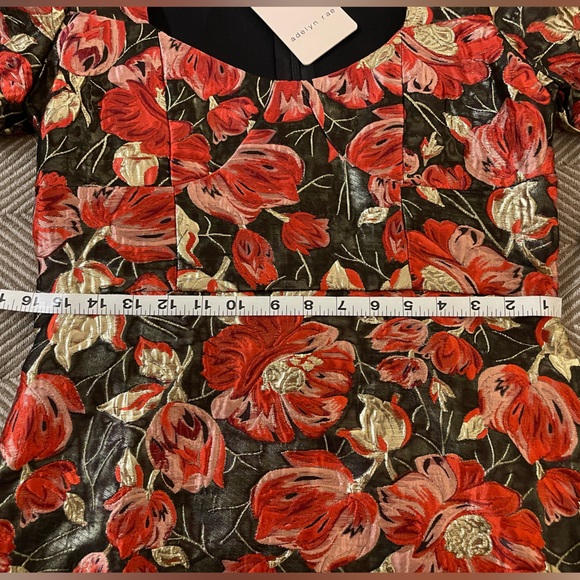 Super pretty ADELYN RAE

CLARIS PUFF SLEEVE JACQUARD MINI DRESS sz 4 - Picture 14 of 14